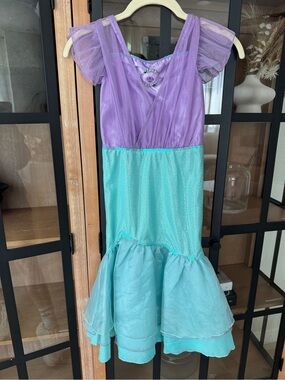 Disney Collection Ariel dress costume The Little mermaid toddler princess long